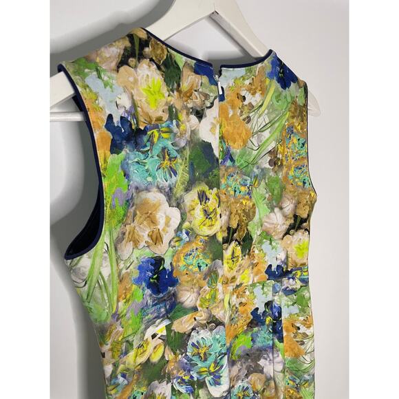 Lands End Vibrant Floral Sleeveless Dress SZ 4P - Picture 7 of 8